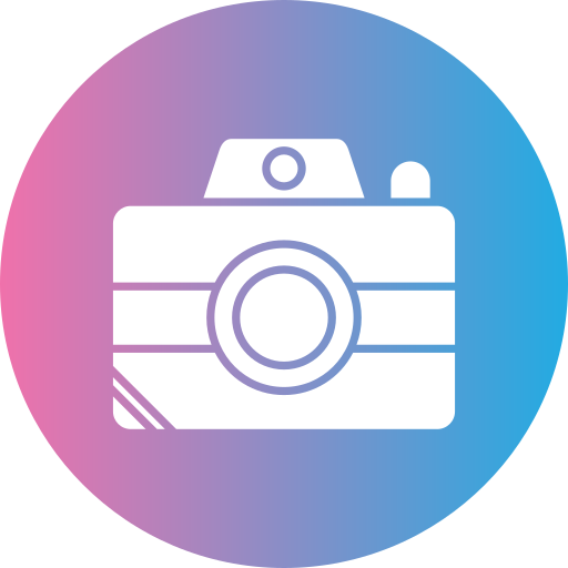 fotocamera Generic gradient fill icoon