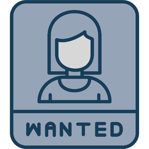 Wanted Generic color lineal-color icon