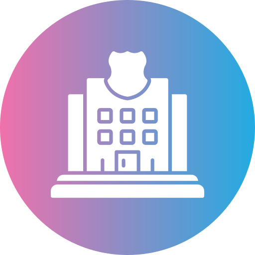 Police station Generic gradient fill icon