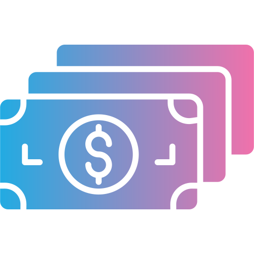 Currency icon Generic gradient fill icon
