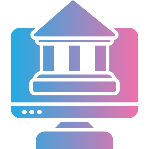 Online court Generic gradient fill icon