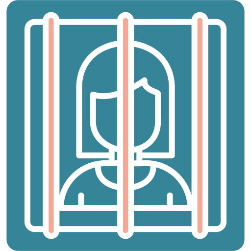 więzień Generic color fill ikona