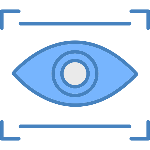 Сканирование глаз Generic color lineal-color иконка