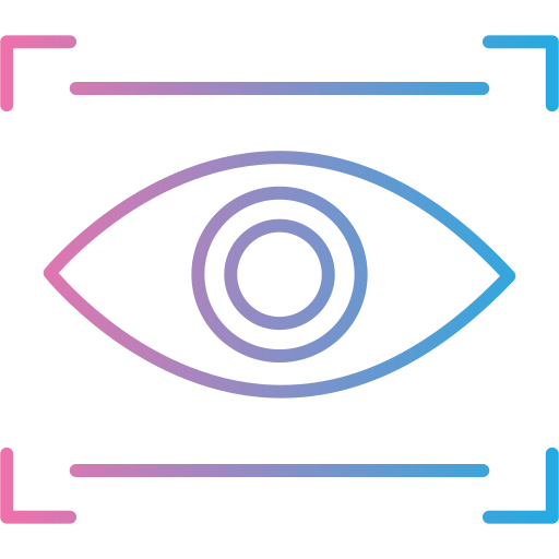 escaneo ocular Generic gradient outline icono