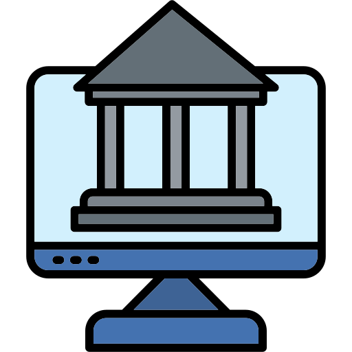 online rechtbank Generic color lineal-color icoon