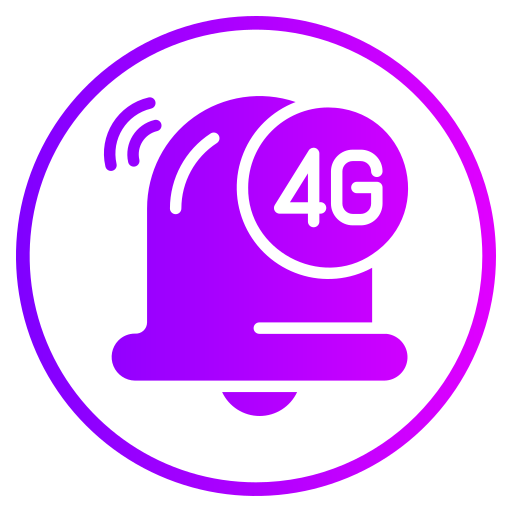 4g Generic gradient fill icono