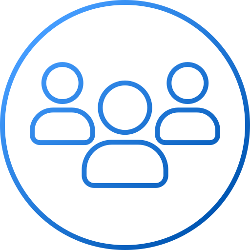Group of people Generic gradient outline icon