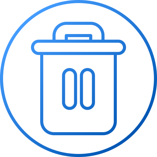 papierkorb Generic gradient outline icon