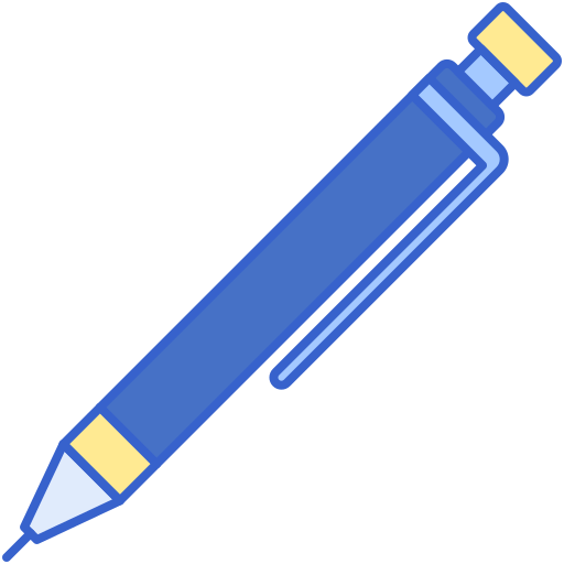 druckbleistift Generic color lineal-color icon