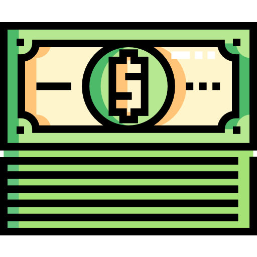 Money Detailed Straight Lineal color icon