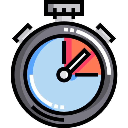 chronomètre Detailed Straight Lineal color Icône