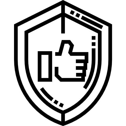 escudo Detailed Straight Lineal Ícone