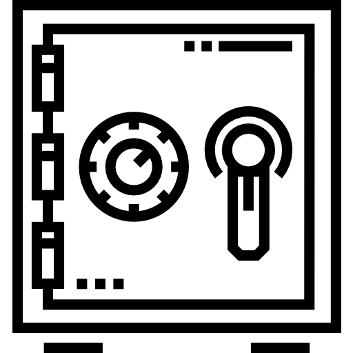 cassaforte Detailed Straight Lineal icona