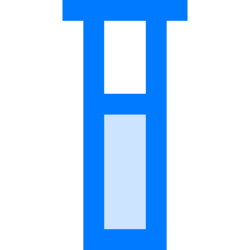 Test tube Vitaliy Gorbachev Blue icon