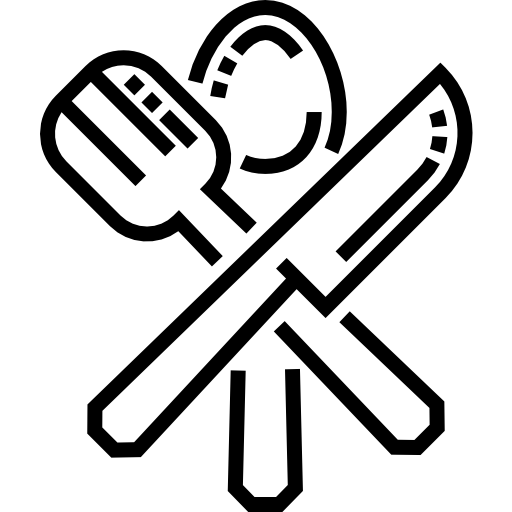 주방용 칼 Detailed Straight Lineal icon