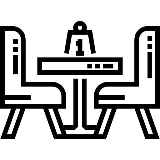 tabela Detailed Straight Lineal ikona