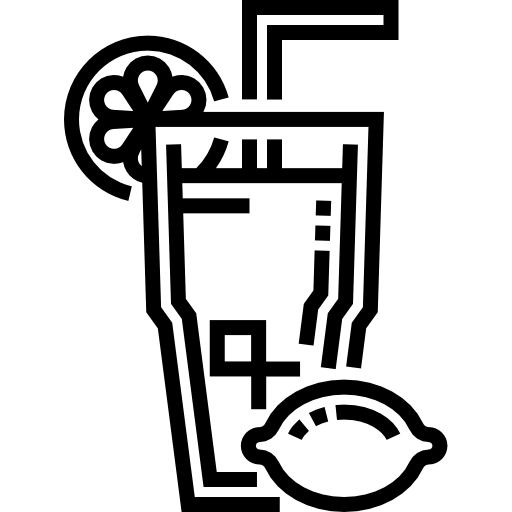레몬 에이드 Detailed Straight Lineal icon