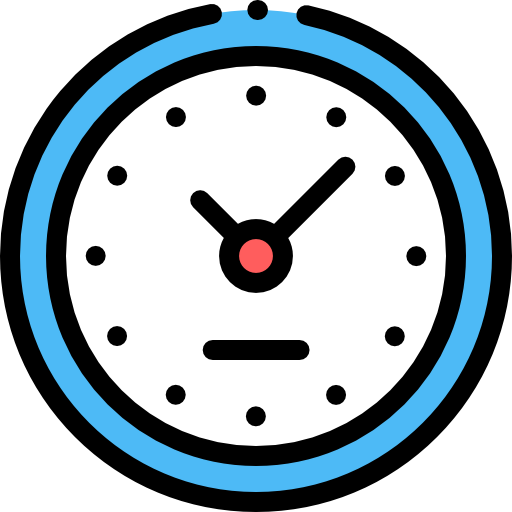 Free time Detailed Rounded Lineal color icon