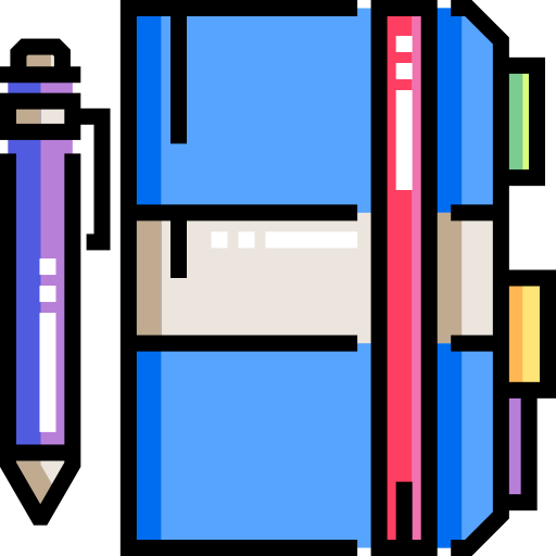 Ноутбук Detailed Straight Lineal color иконка
