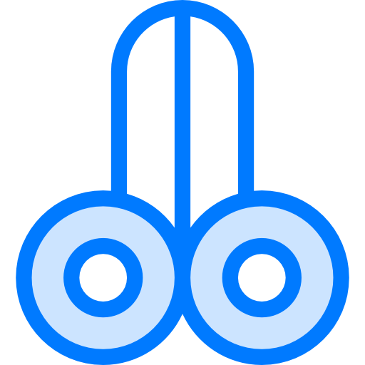 Scissors Vitaliy Gorbachev Blue icon