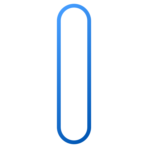 verticale balk Generic gradient outline icoon