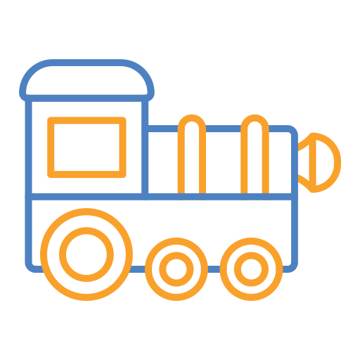 Train Generic color outline icon
