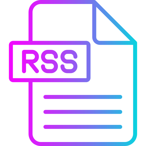 rss Generic gradient outline ikona