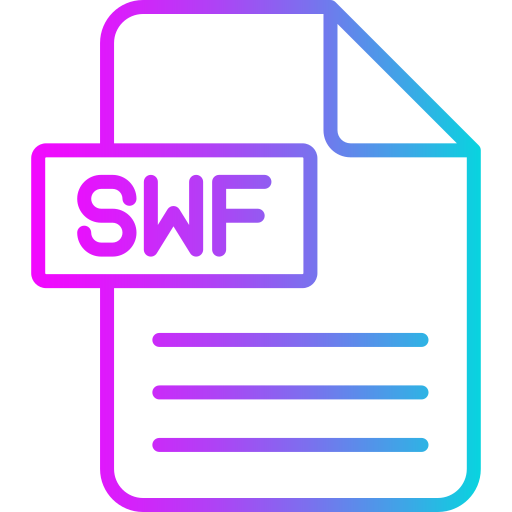 swf Generic gradient outline ikona