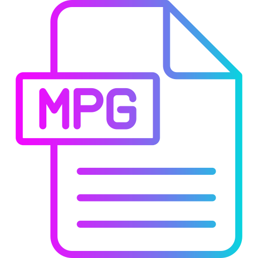 mpg Generic gradient outline ikona
