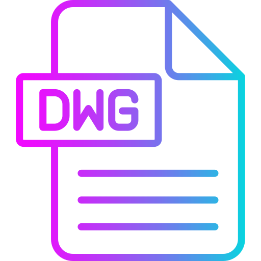 dwg Generic gradient outline icona