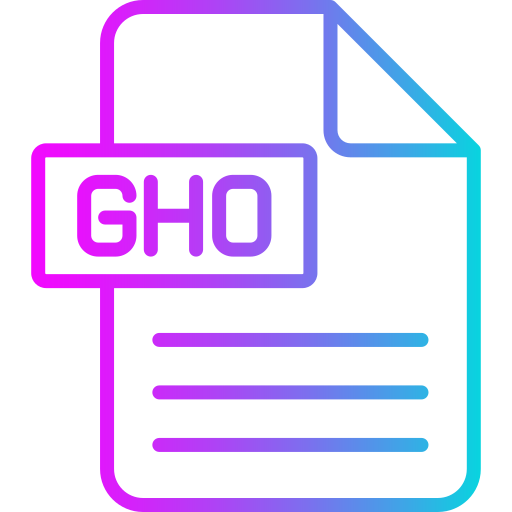gho Generic gradient outline ikona