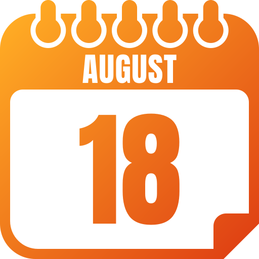 18. august Generic gradient fill icon