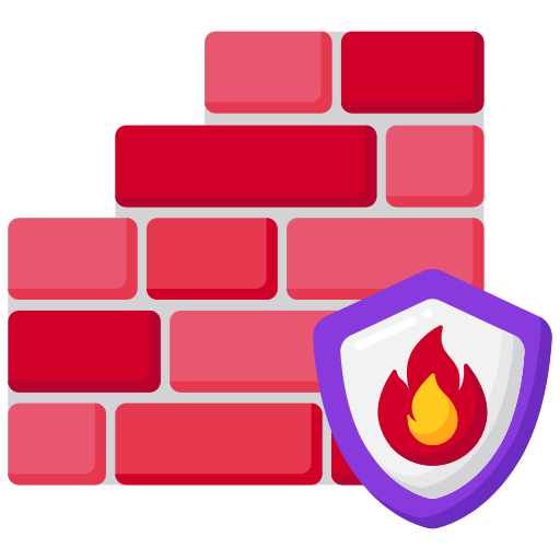 firewall Generic color fill icoon
