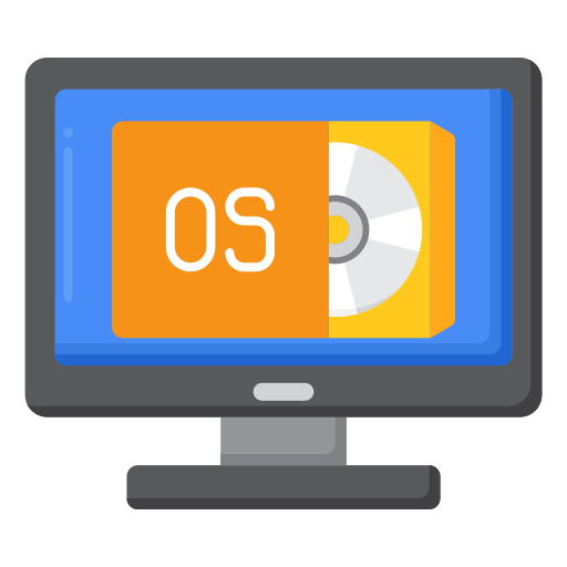 sistema operativo Generic color fill icona
