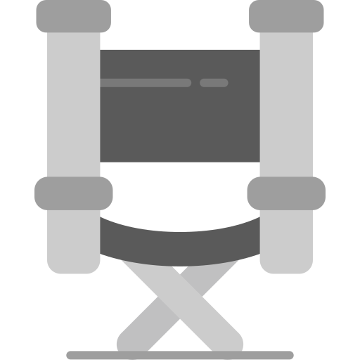 Directors chair Generic color fill icon