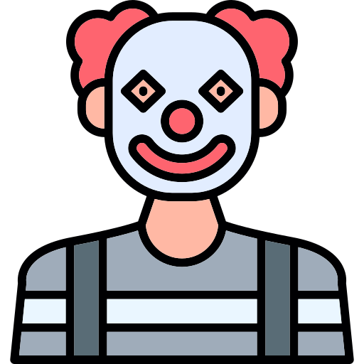 clown Generic color lineal-color icona