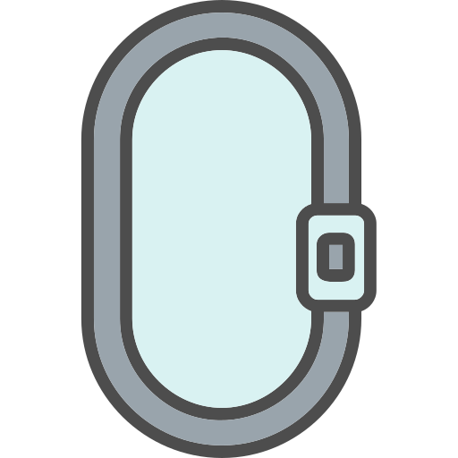 Carabiner Generic color lineal-color icon