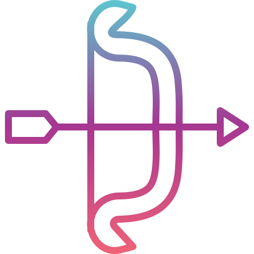 Crossbow Generic gradient outline icon