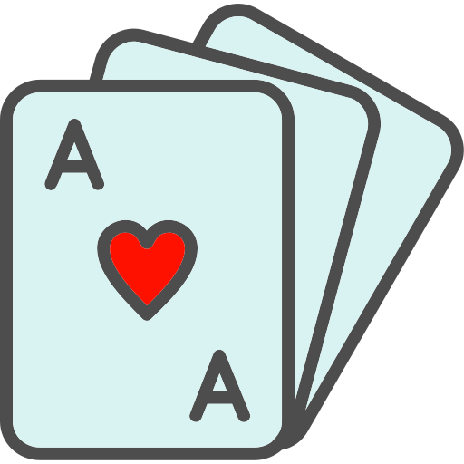 gra w pokera Generic color lineal-color ikona