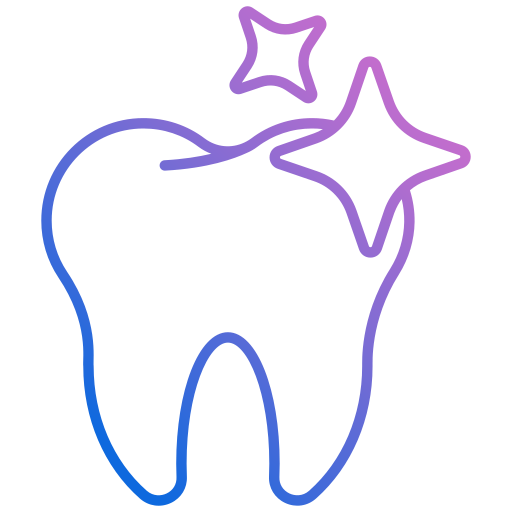 denti puliti Generic gradient outline icona