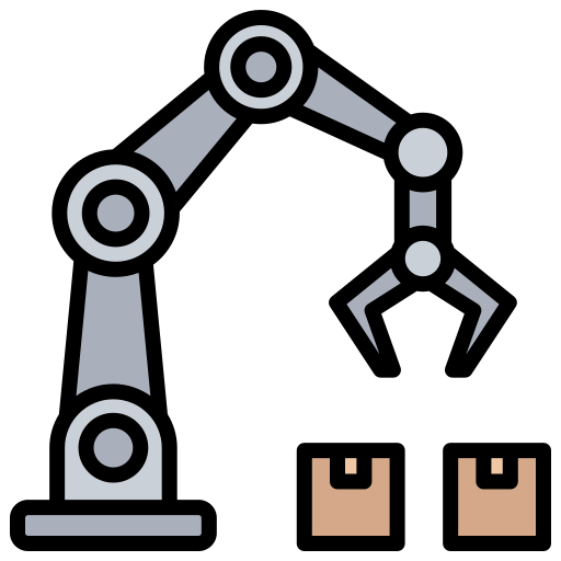 brazo robotico Generic color lineal-color icono