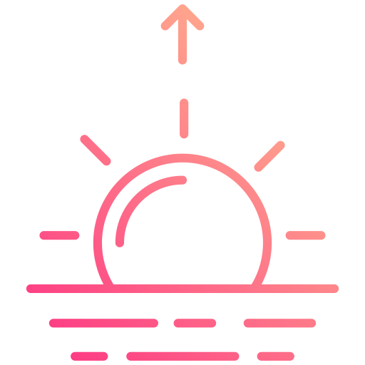 Sunrise Generic gradient outline icon