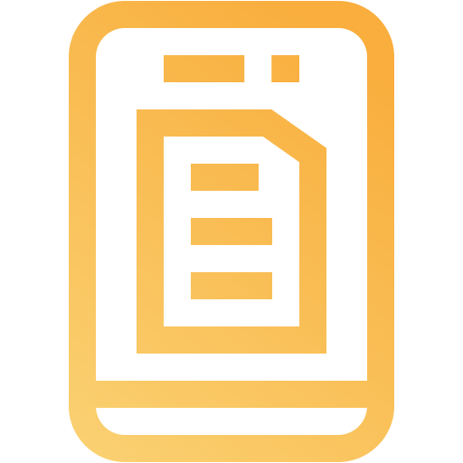 papier Generic gradient outline icoon