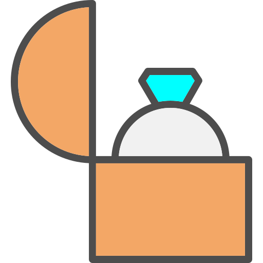반지 Generic color lineal-color icon