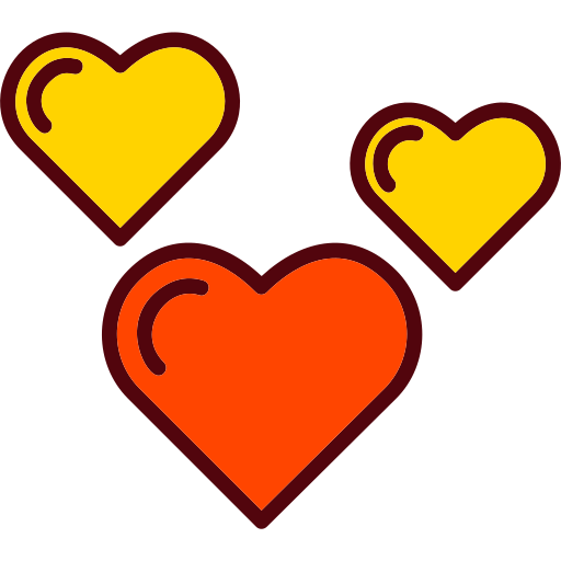 corazón Generic color lineal-color icono