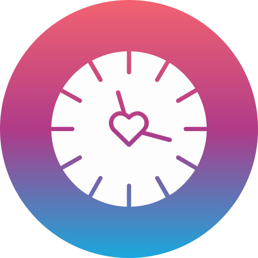 Clock Generic gradient fill icon