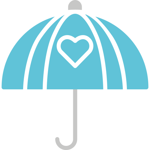 Umbrella Generic color fill icon