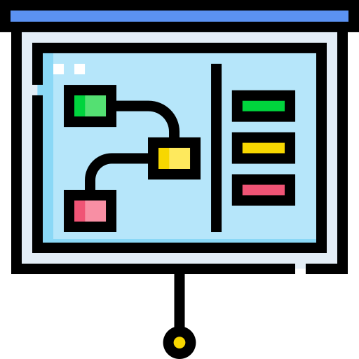 aktionsplan Detailed Straight Lineal color icon