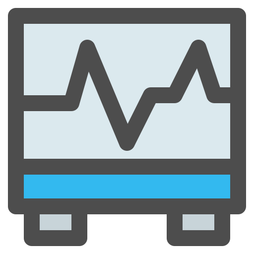 Cardiogram Generic color lineal-color icon