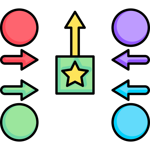 差別化 Generic color lineal-color icon